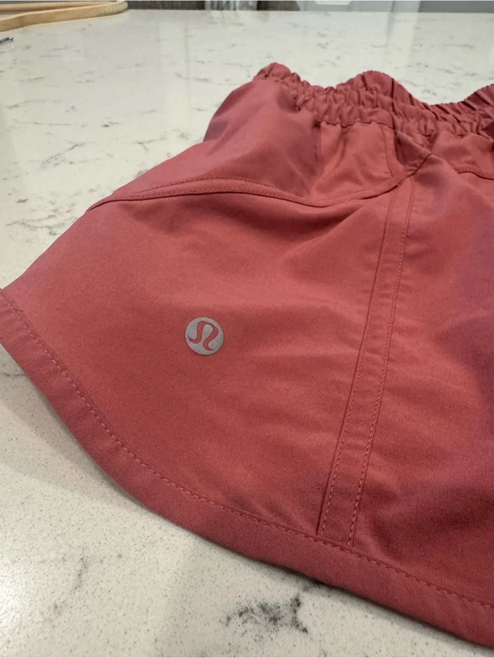 Lululemon Track That Lined Short in Dusty Rose Size 10. Like-new condition